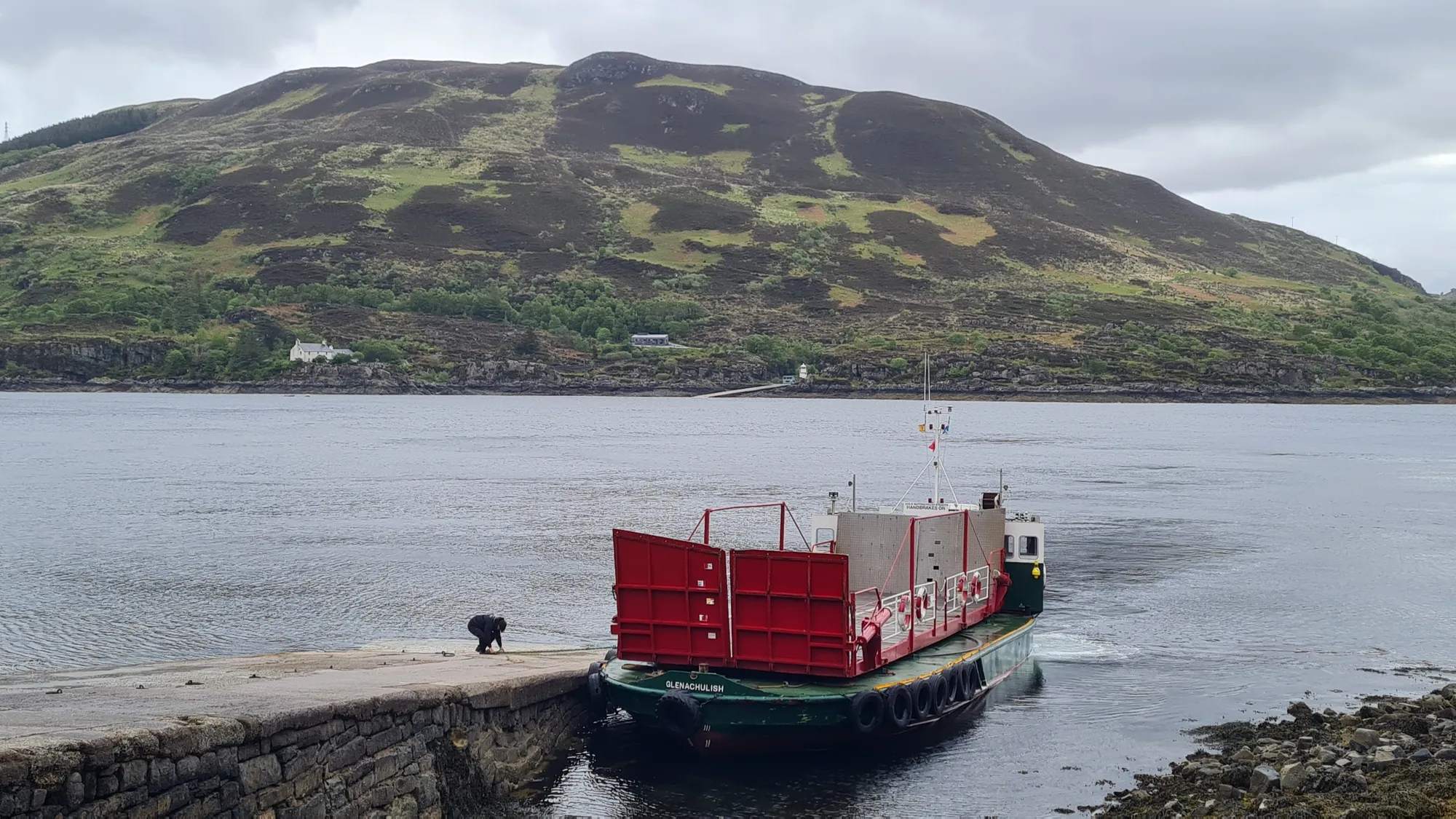 The small turntable ferry between Kylerhea and Glenelg